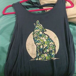 3 finger tank top